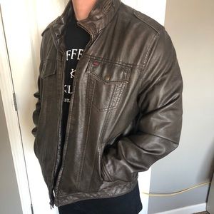 Levi’s motorcycle jacket brown